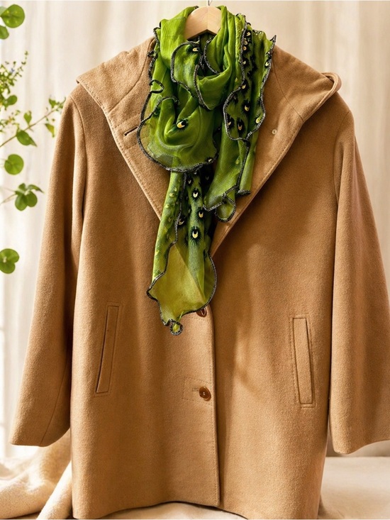 Jones New York Jackets & Blazers - Jones New York Winter Coat W/ FREE SCARF - Camel color Size 14